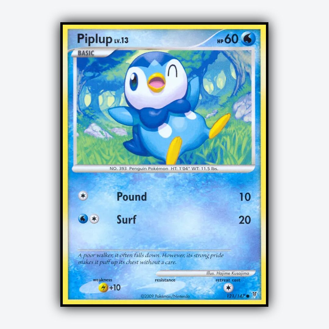 Piplup 121/147 - Supreme Victors Set - Card Rug