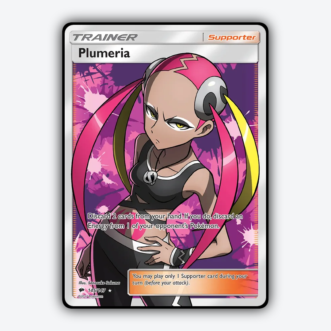 Plumeria 145/147 - Burning Shadows Set - Card Rug