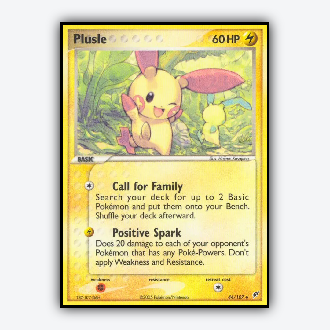 Plusle 044/107 - Deoxys Set - Card Rug