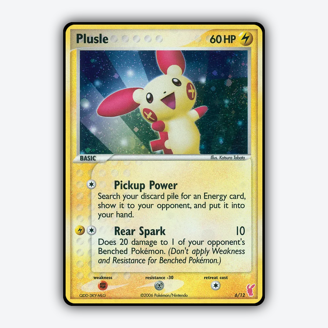 Plusle 006/12 - EX Trainer Kit 2 Plusle Set - Card Rug
