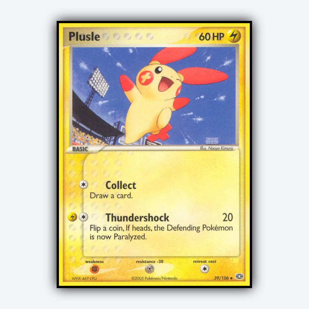 Plusle 039/106 - Emerald Set - Card Rug