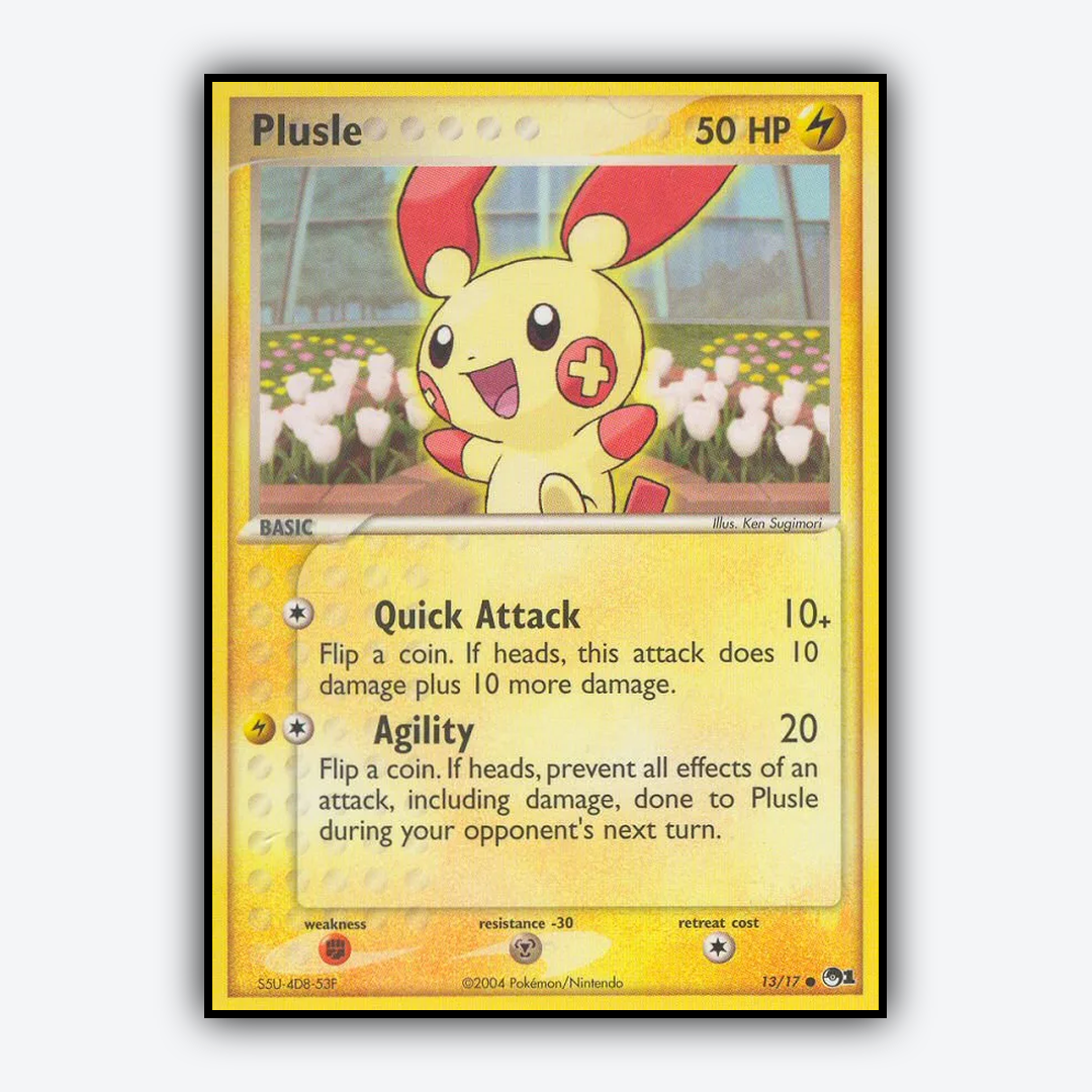 Plusle 013/17 - POP Series 1 Set - Card Rug
