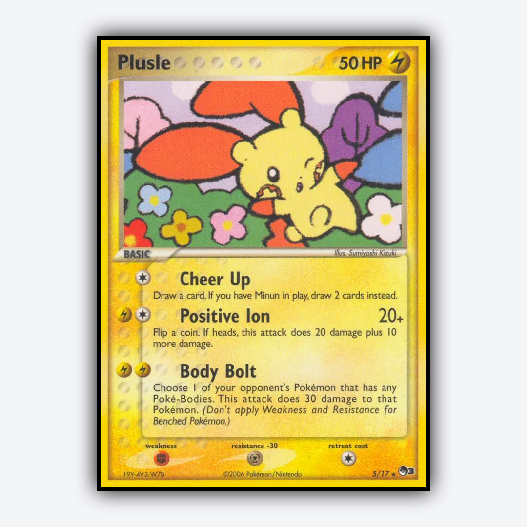 Plusle 005/17 - POP Series 3 Set - Card Rug
