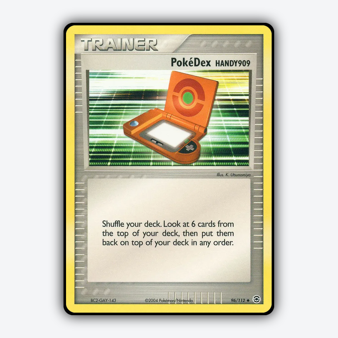 PokéDex HANDY909 096/112 - FireRed & LeafGreen Set - Card Rug