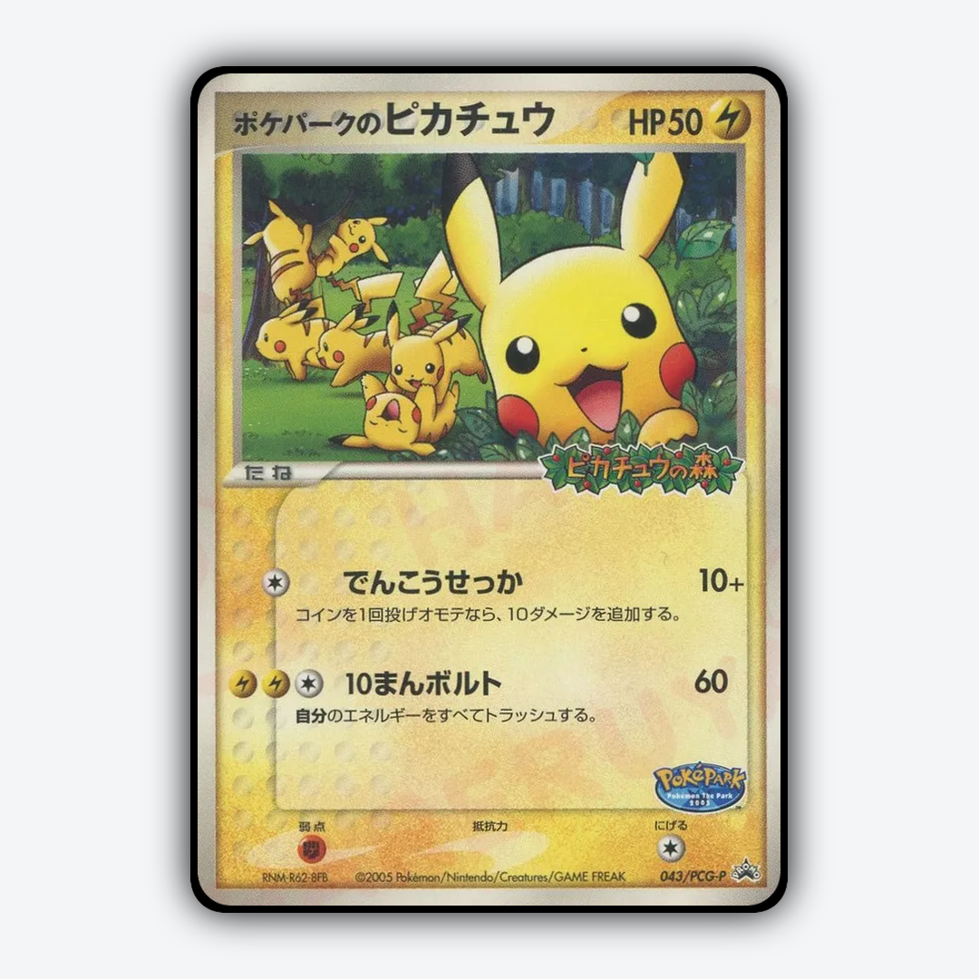 PokéPark's Pikachu 043/PCG-P - PCG Promos Set - Card Rug (JP)