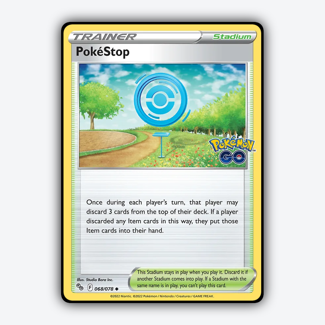 PokéStop 068/78 - Pokémon GO Set - Card Rug