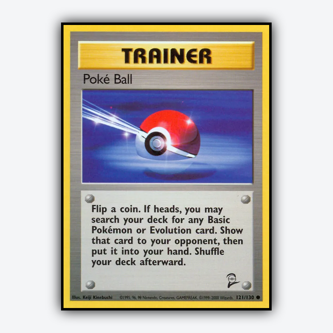 Poké Ball 121/130 - Base Set 2 Set - Card Rug