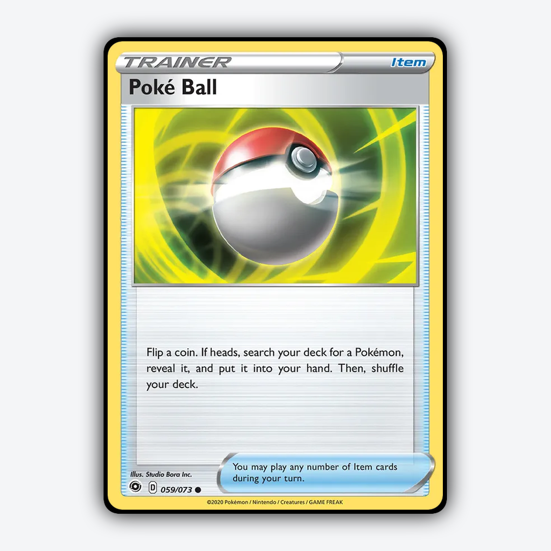 Poké Ball 059/73 - Champion's Path Set - Card Rug