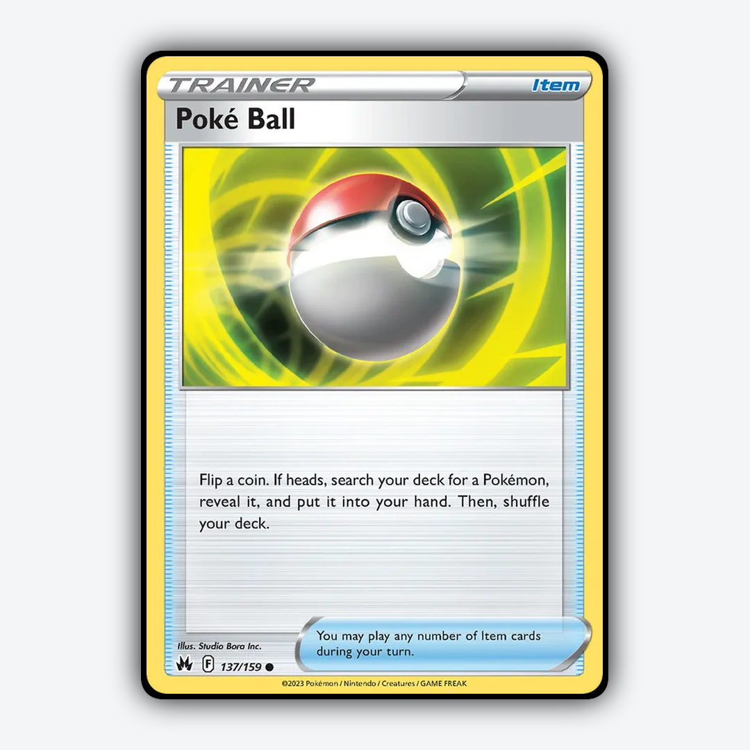 Poké Ball 137/159 - Crown Zenith Set - Card Rug