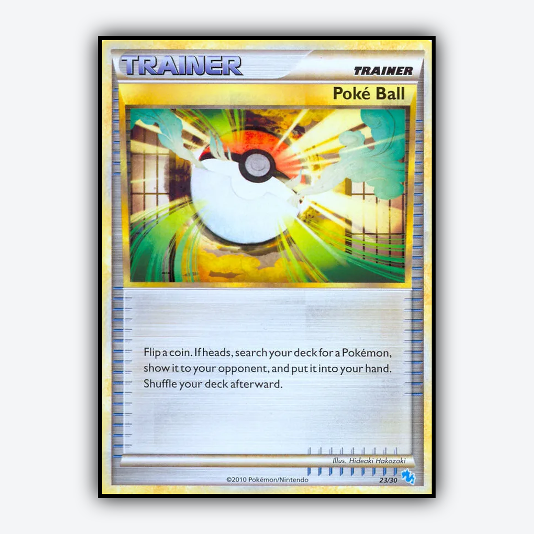 Poké Ball 023/30 - HGSS Trainer Kit Gyarados Set - Card Rug