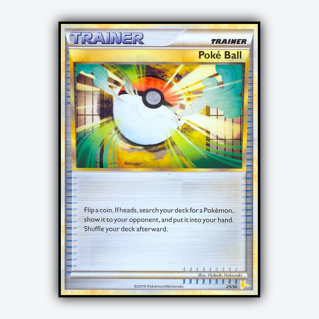 Poké Ball 025/30 - HGSS Trainer Kit Raichu Set - Card Rug