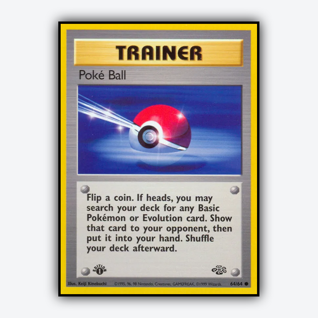 Poké Ball 064/64 - Jungle Set - Card Rug