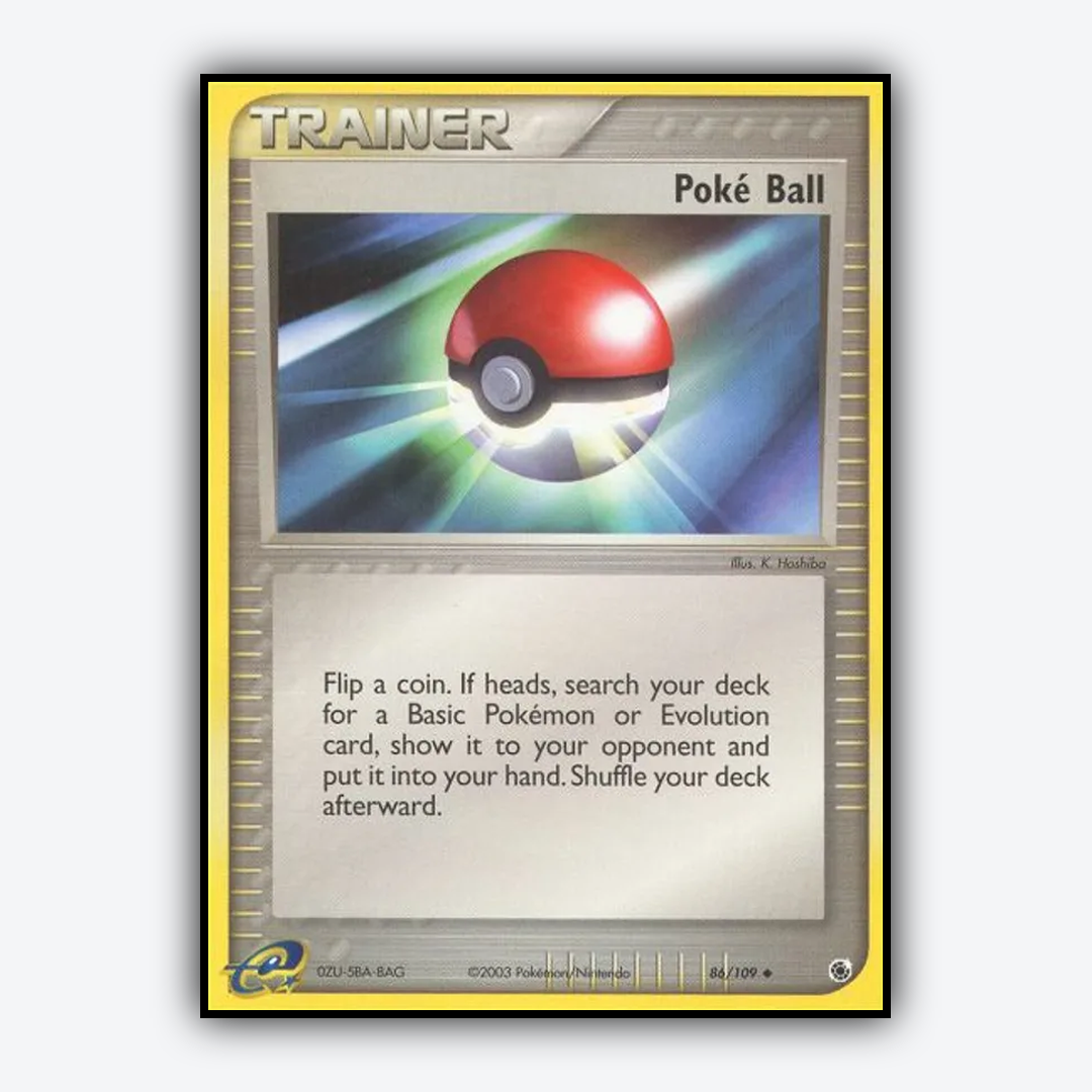 Poké Ball 086/109 - Ruby & Sapphire Set - Card Rug