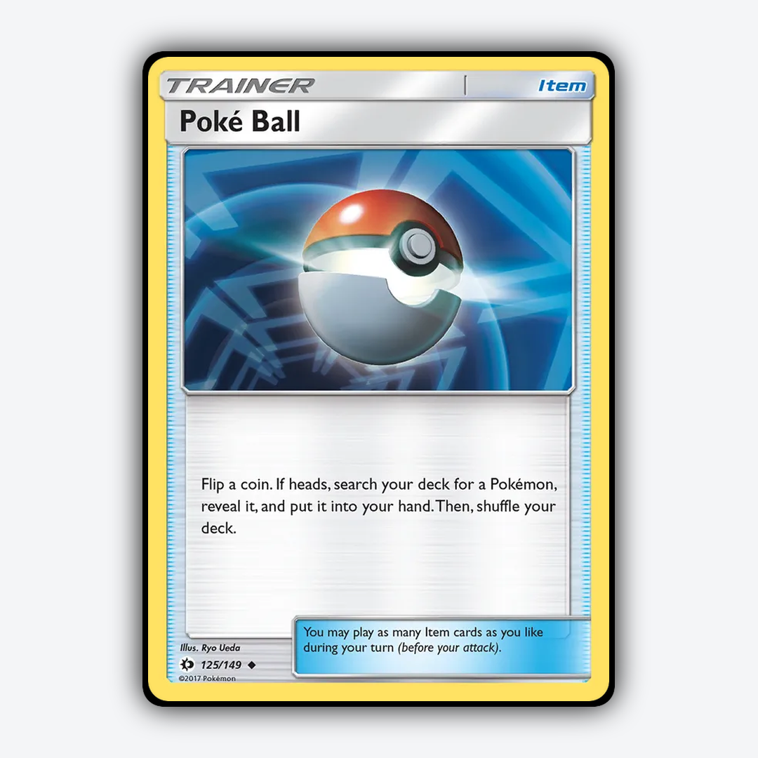 Poké Ball 125/149 - Sun & Moon Set - Card Rug