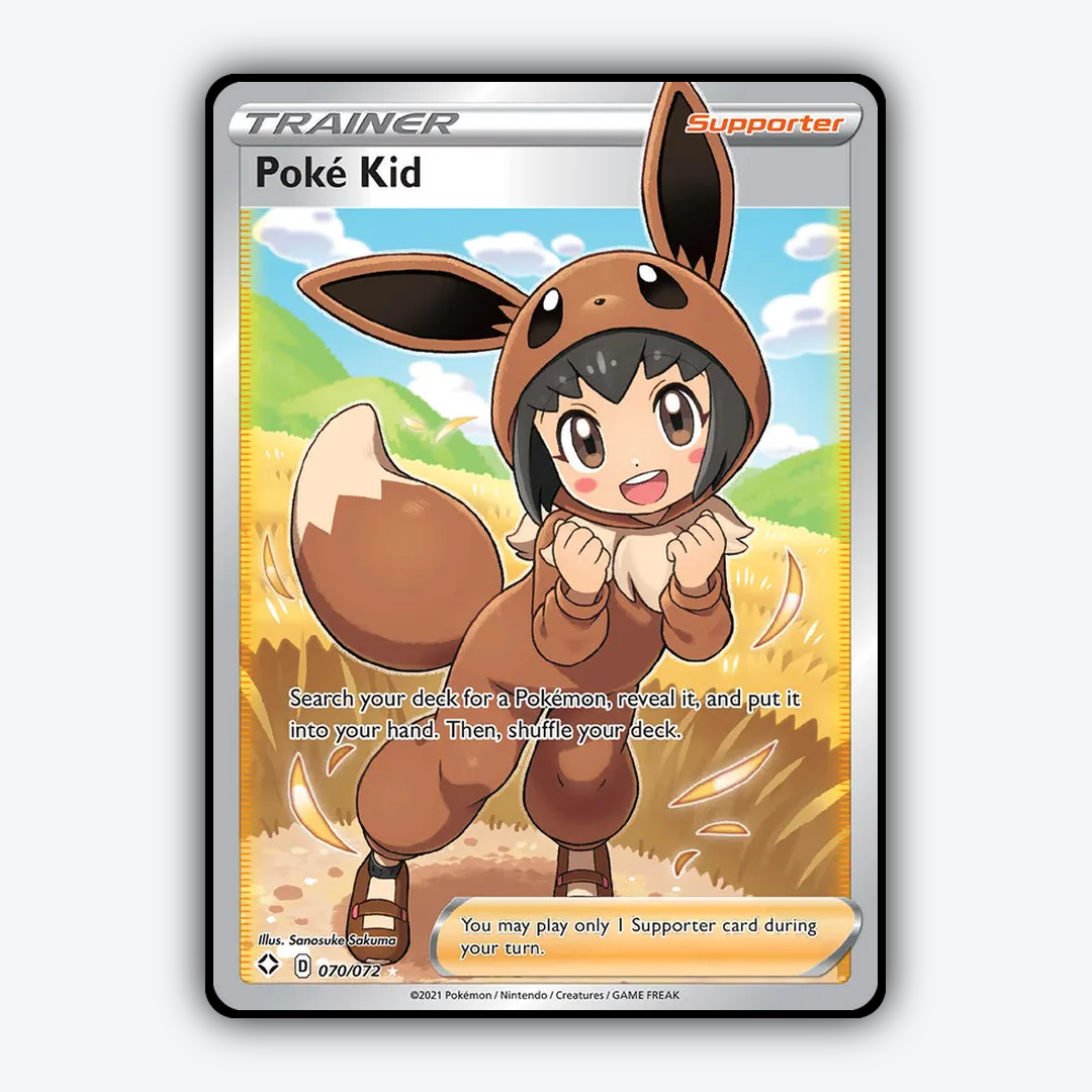 Poké Kid 070/72 - Shining Fates Set - Card Rug