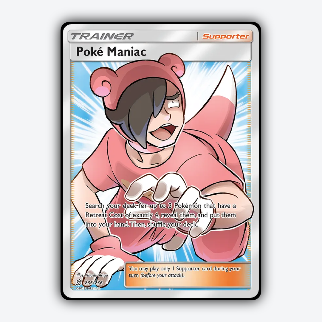 Poké Maniac 236/236 - Unified Minds Set - Card Rug