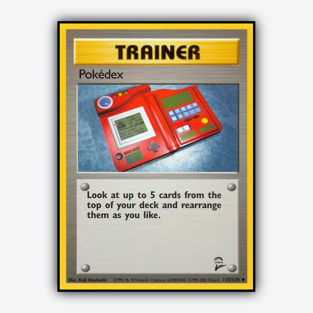 Pokédex 115/130 - Base Set 2 Set - Card Rug