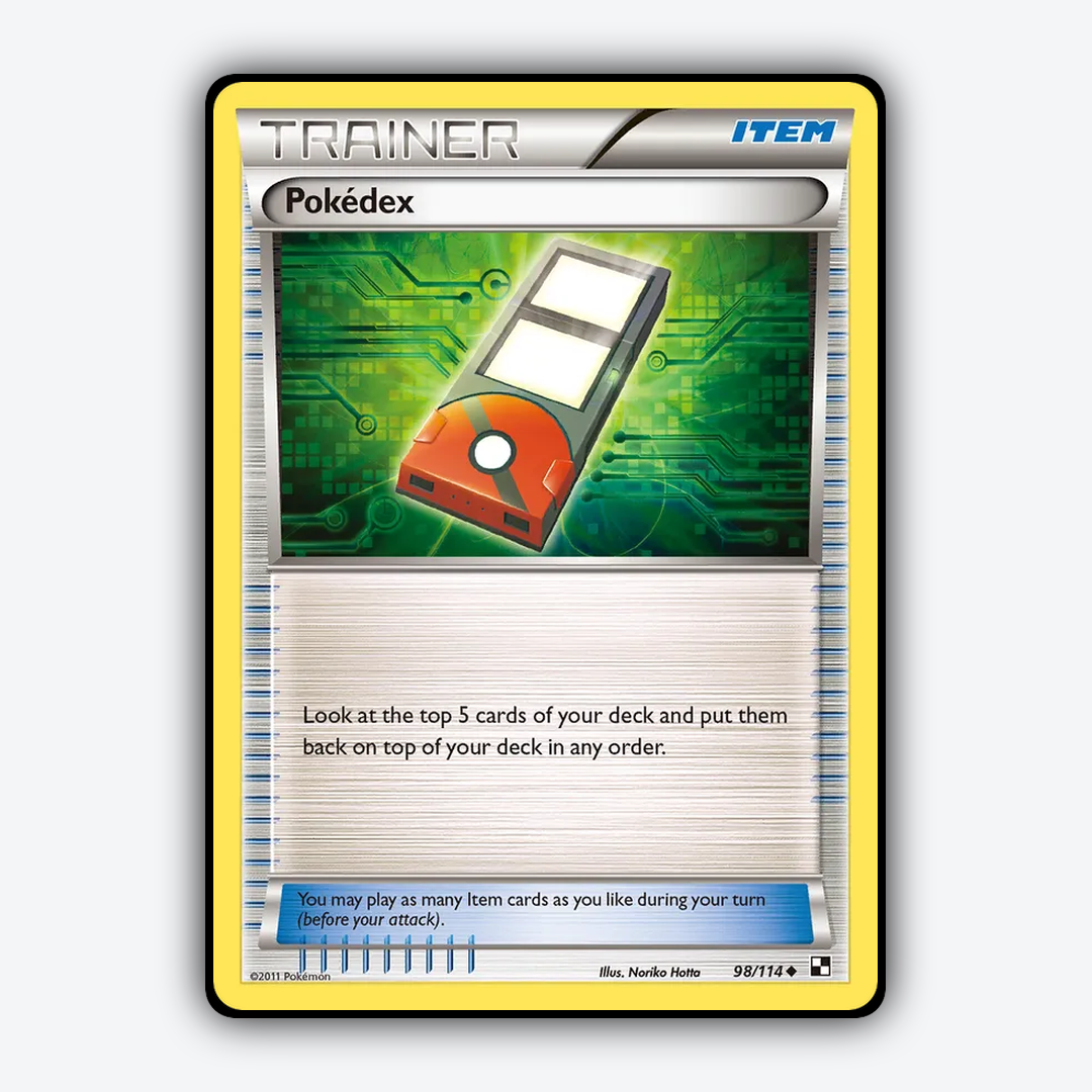 Pokédex 098/114 - Black & White Set - Card Rug