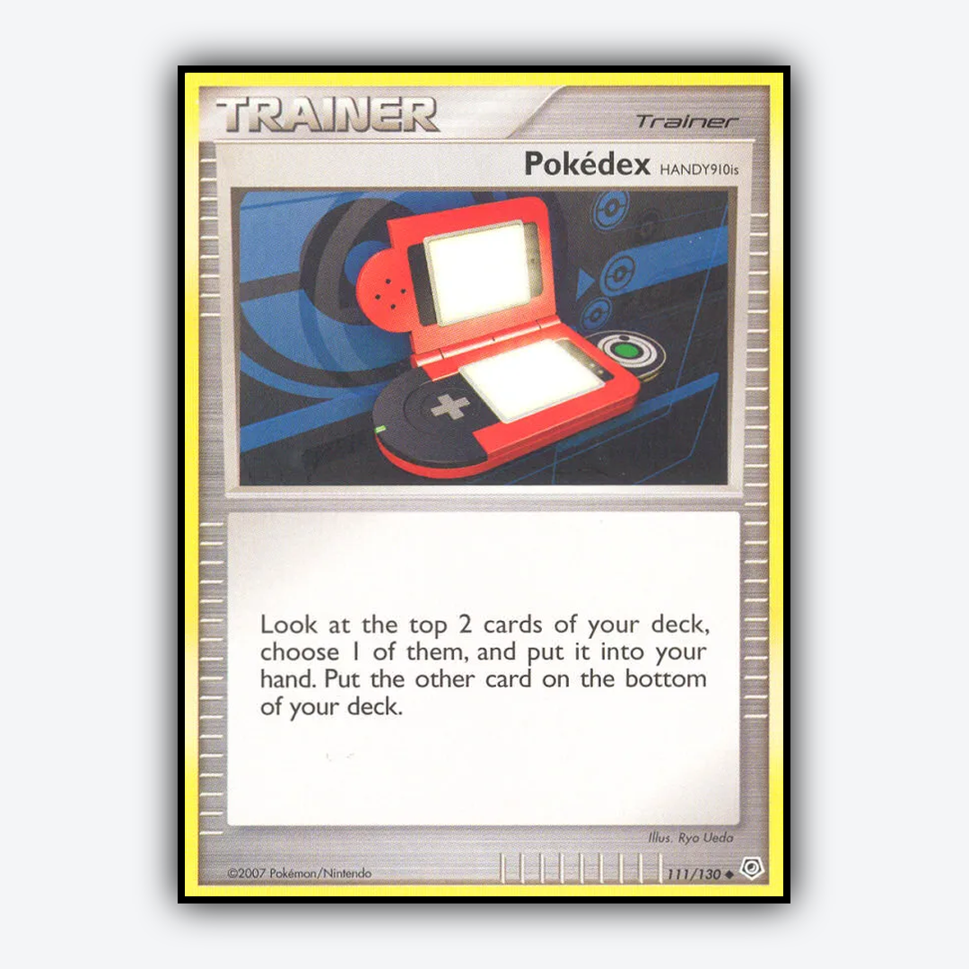 Pokédex HANDY910is 111/130 - Diamond & Pearl Set - Card Rug