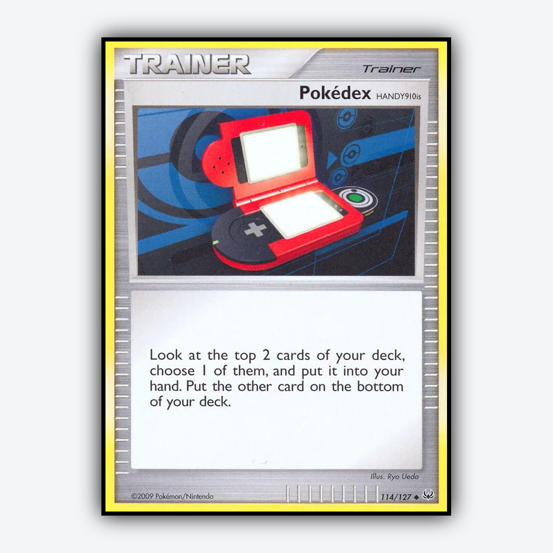 Pokédex HANDY910is 114/127 - Platinum Set - Card Rug