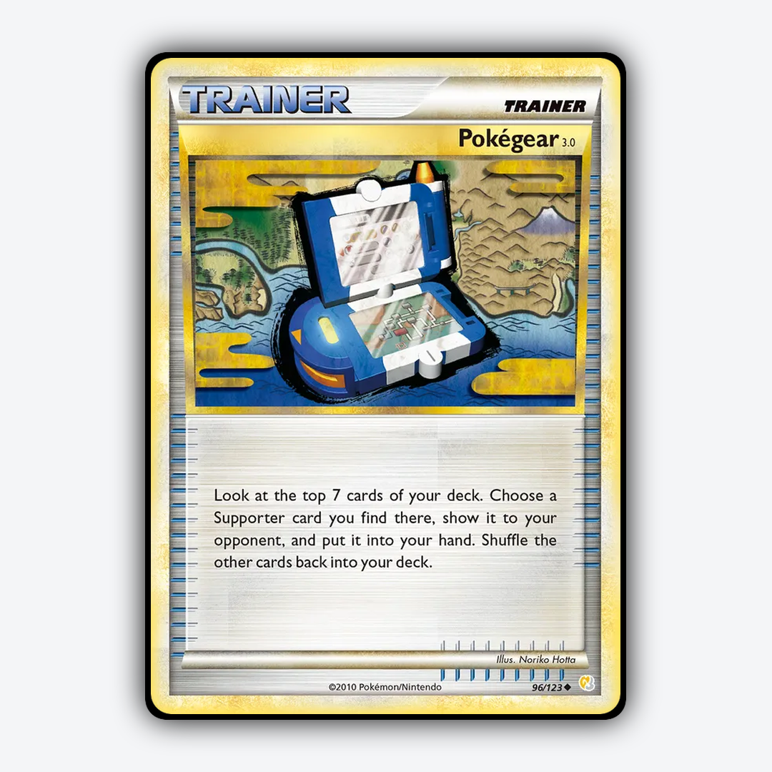 Pokégear 3.0 096/123 - HeartGold & SoulSilver Set - Card Rug
