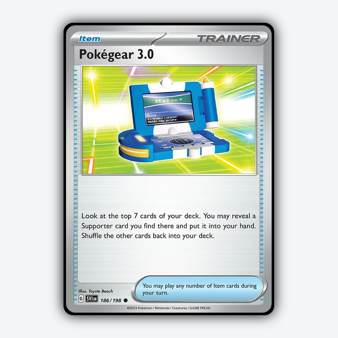 Pokégear 3.0 186/198 - Scarlet & Violet Set - Card Rug