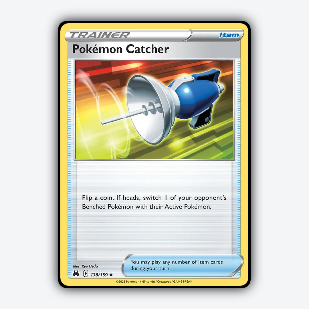 Pokémon Catcher 138/159 - Crown Zenith Set - Card Rug