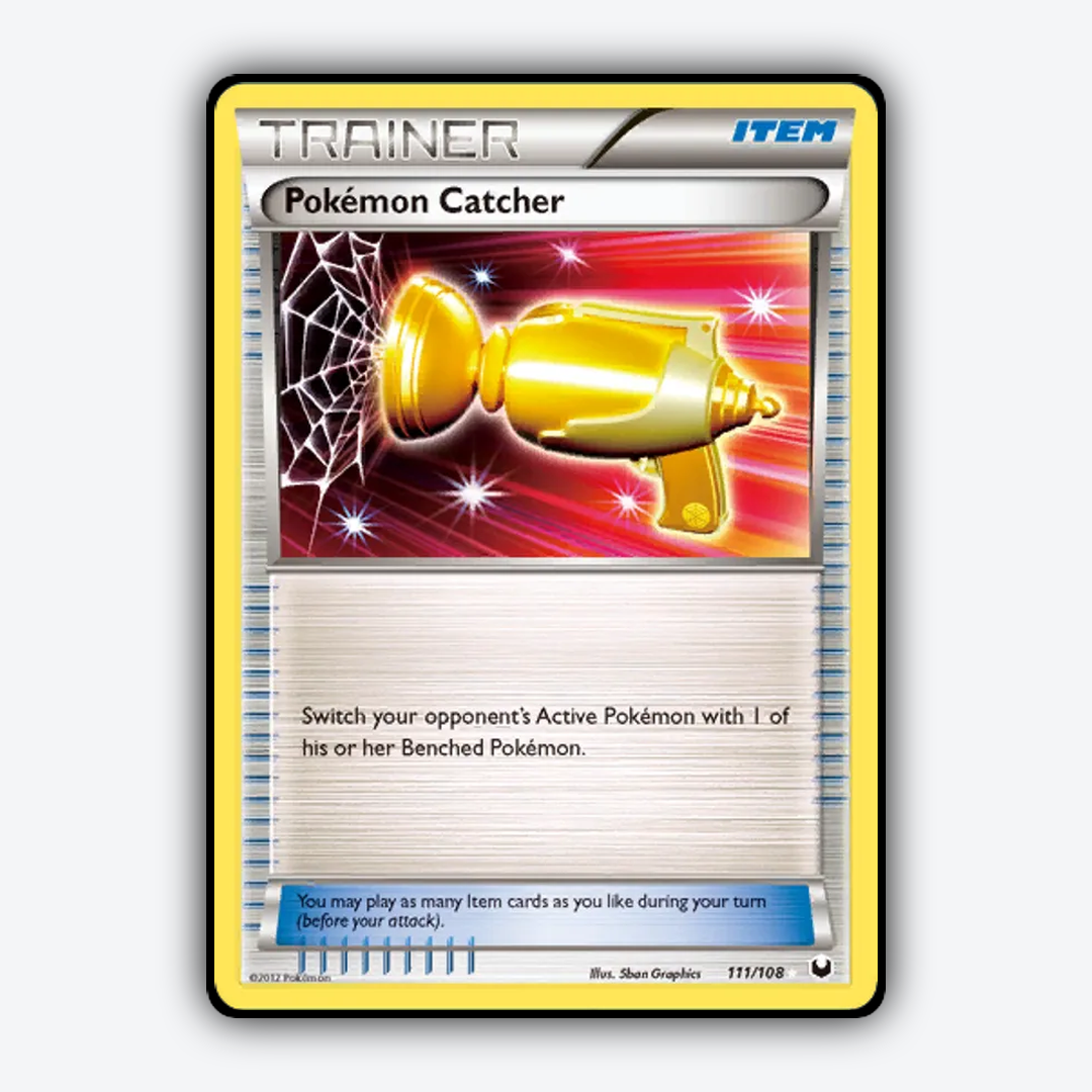 Pokémon Catcher 111/108 - Dark Explorers Set - Card Rug