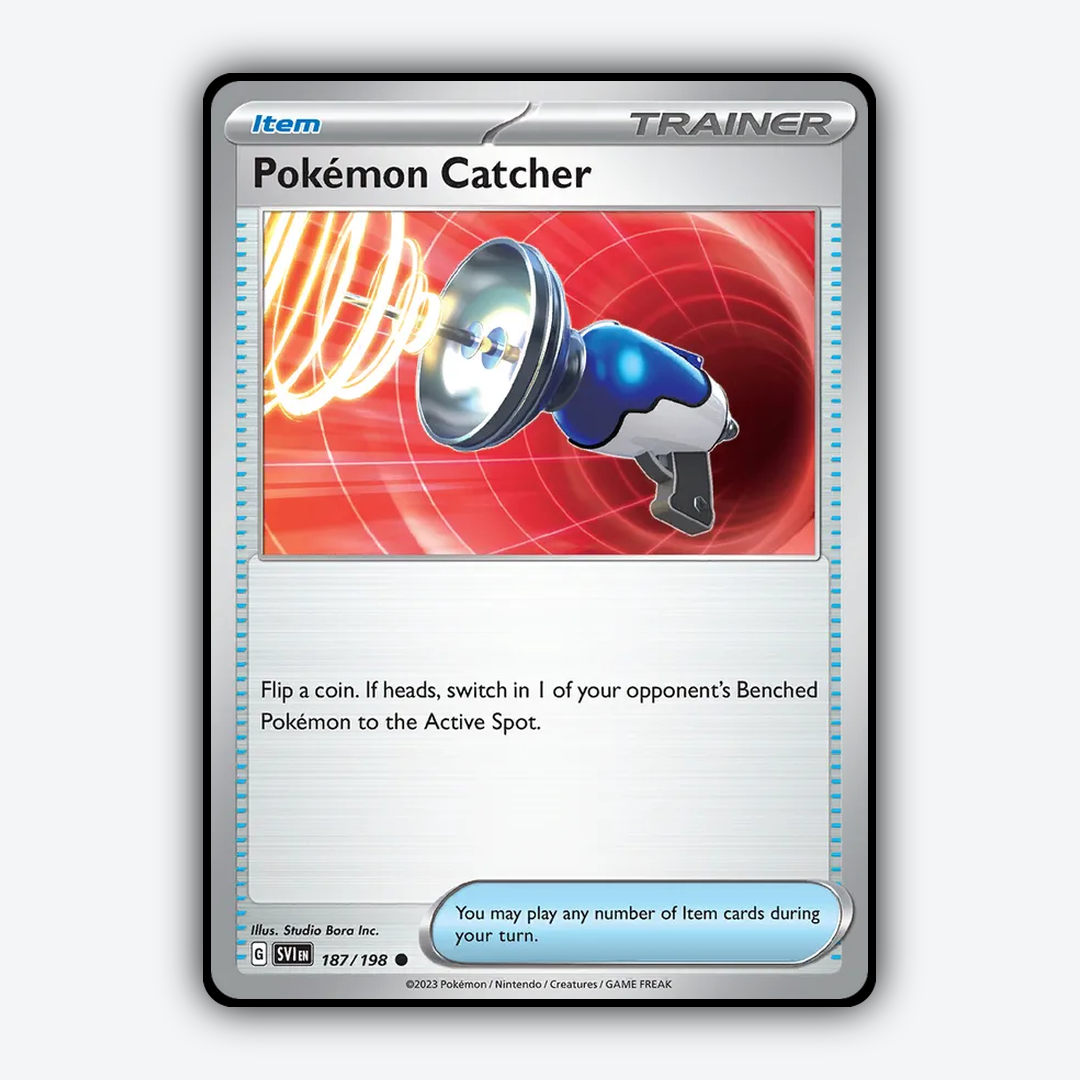 Pokémon Catcher 187/198 - Scarlet & Violet Set - Card Rug
