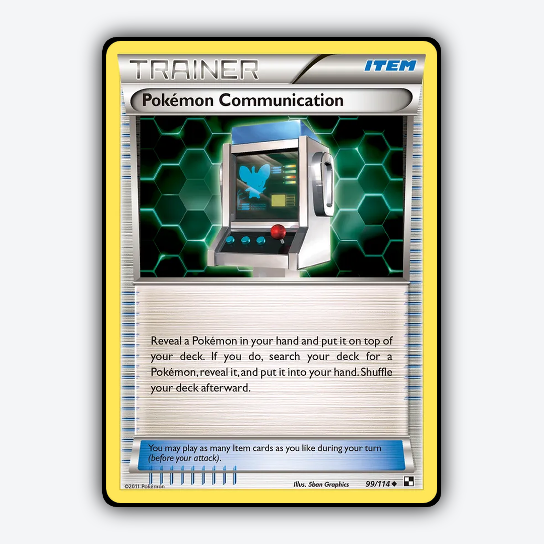 Pokémon Communication 099/114 - Black & White Set - Card Rug