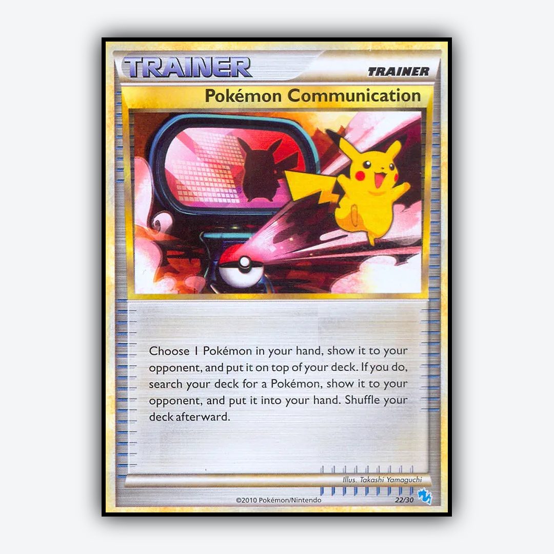 Pokémon Communication 022/30 - HGSS Trainer Kit Gyarados Set - Card Rug
