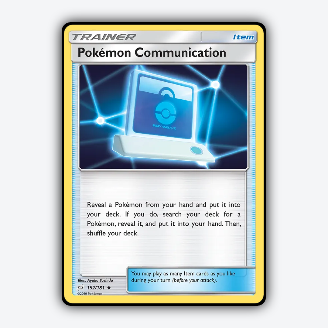 Pokémon Communication 152/181 - Team Up Set - Card Rug
