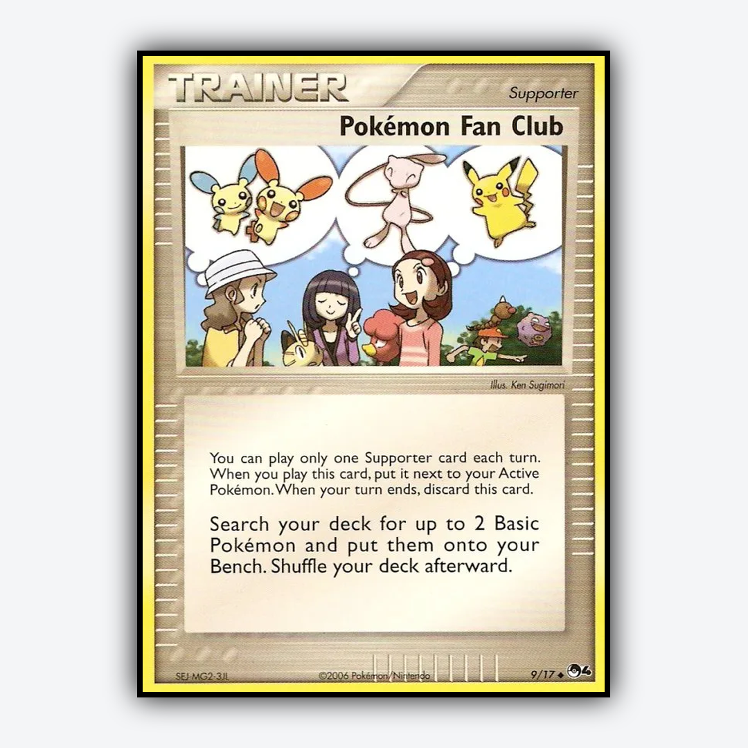 Pokémon Fan Club 009/17 - POP Series 4 Set - Card Rug
