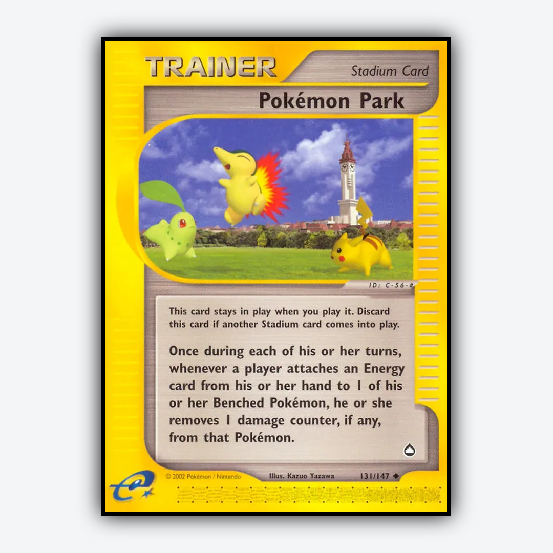 Pokémon Park 131/147 - Aquapolis Set - Card Rug