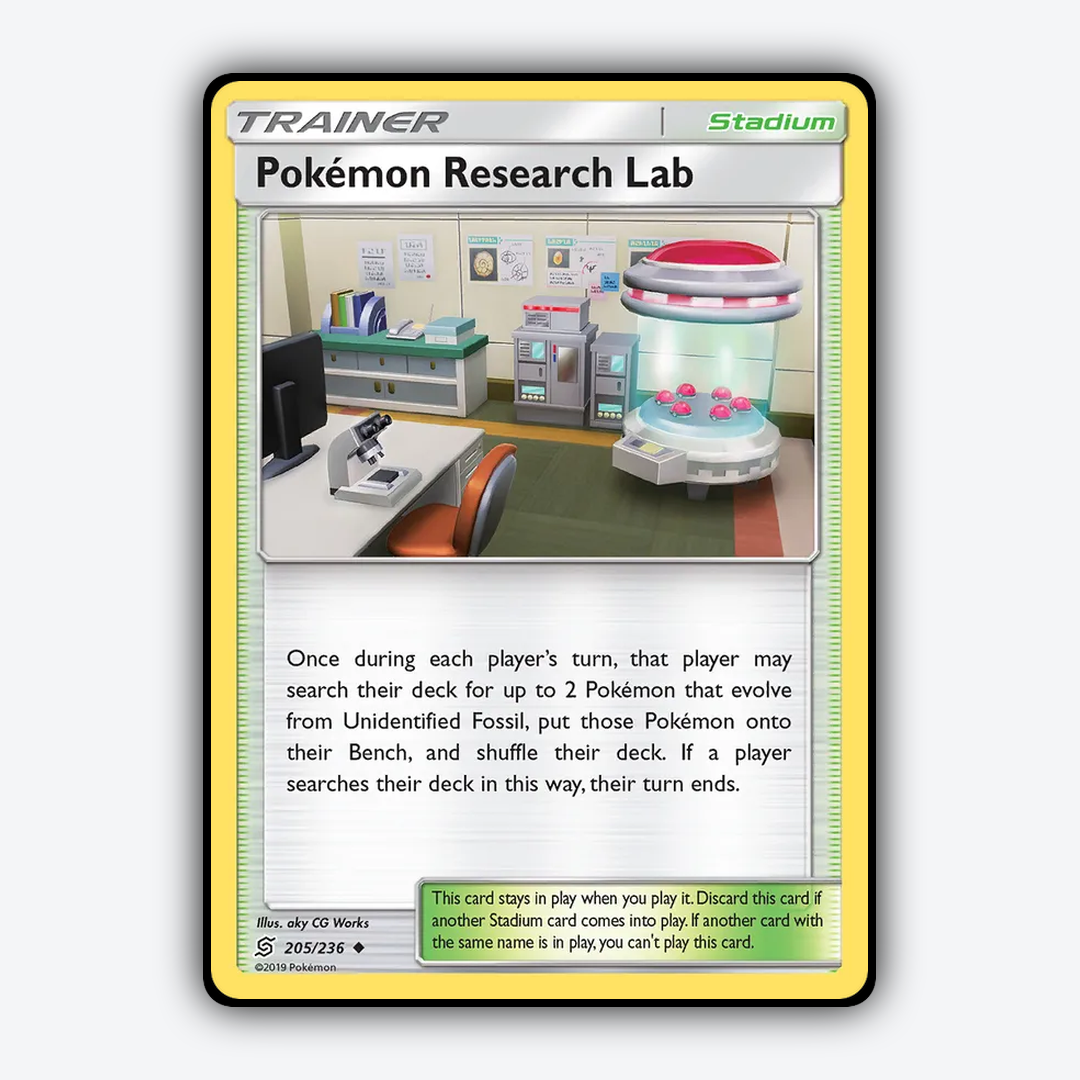 Pokémon Research Lab 205/236 - Unified Minds Set - Card Rug