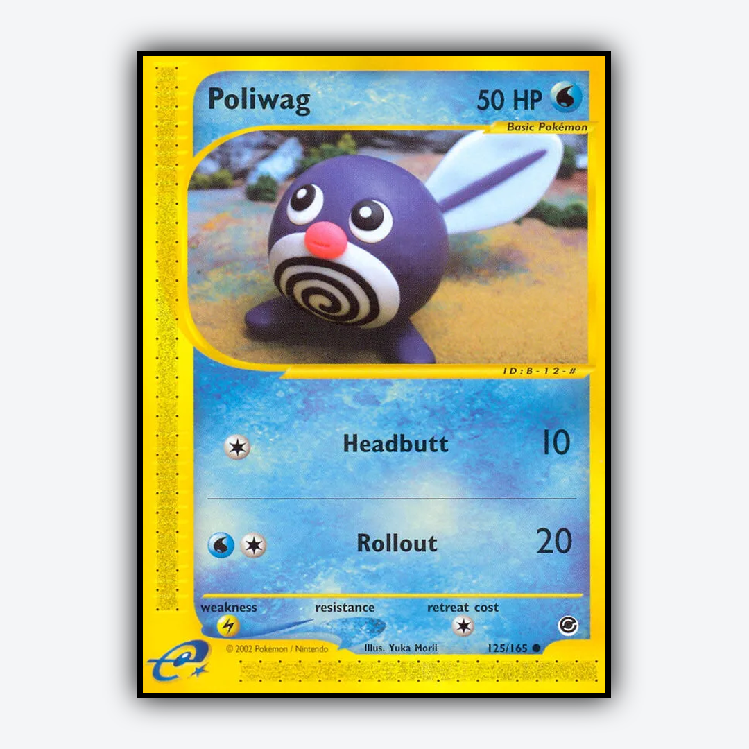 Poliwag 125/165 - Expedition Base Set - Card Rug