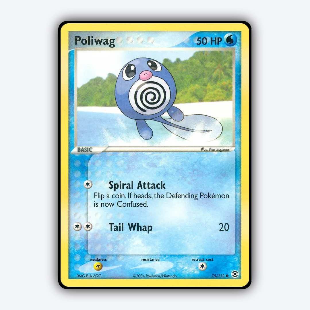 Poliwag 075/112 - FireRed & LeafGreen Set - Card Rug