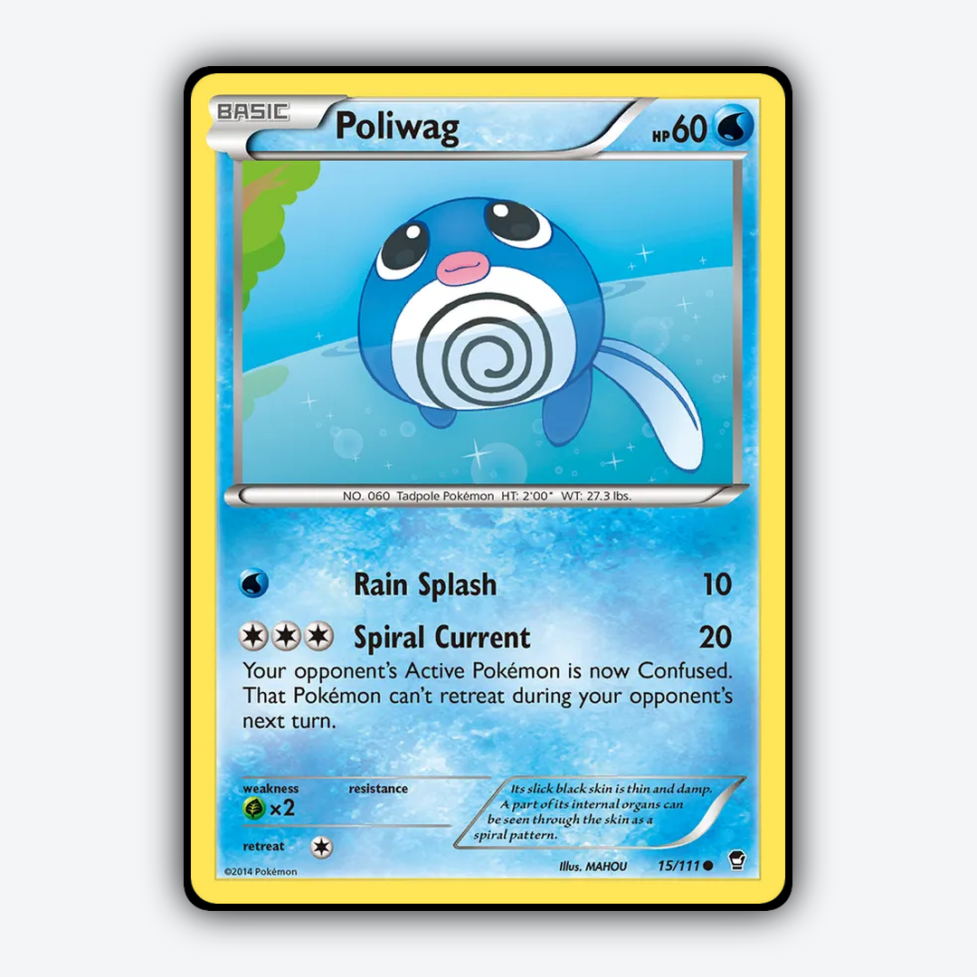 Poliwag 015/111 - Furious Fists Set - Card Rug