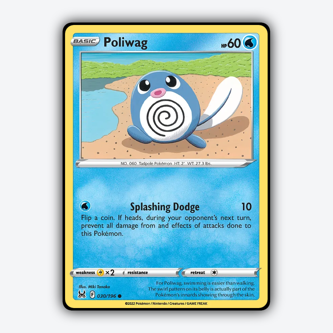 Poliwag 030/196 - Lost Origin Set - Card Rug