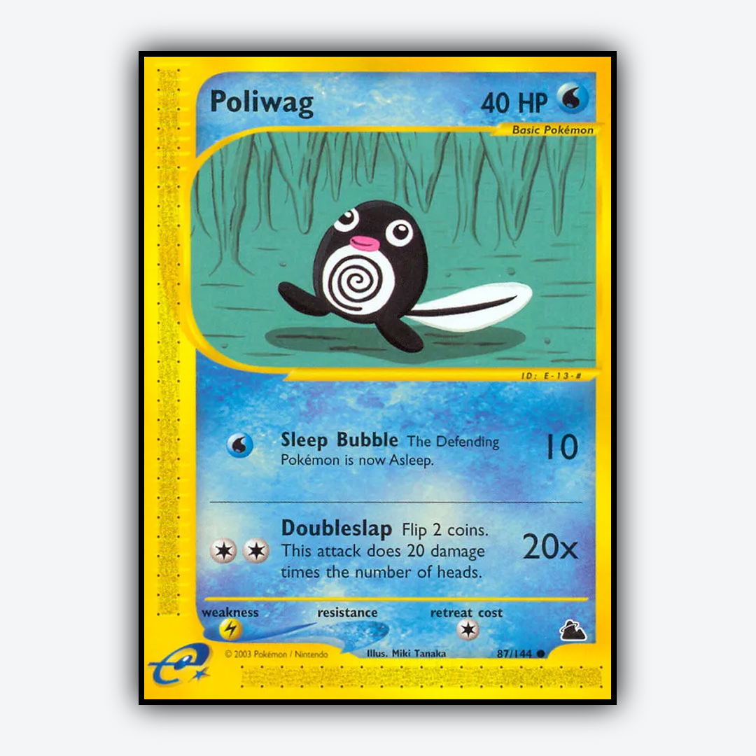 Poliwag 087/144 - Skyridge Set - Card Rug