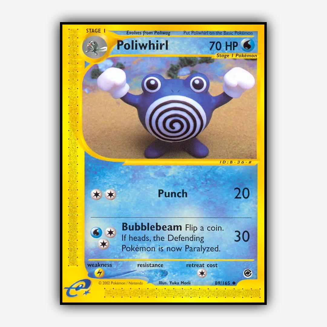 Poliwhirl 089/165 - Expedition Base Set - Card Rug