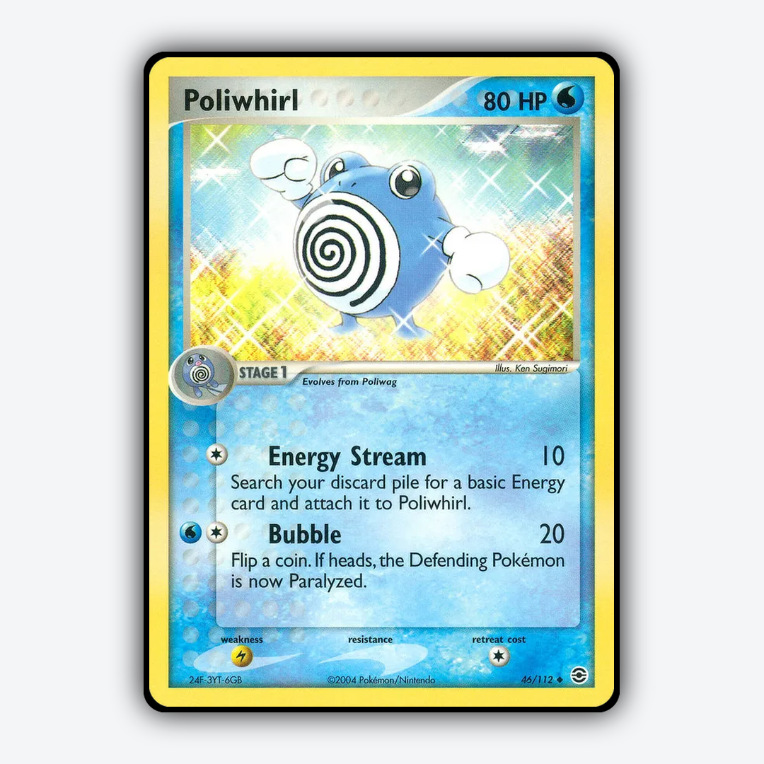 Poliwhirl 046/112 - FireRed & LeafGreen Set - Card Rug