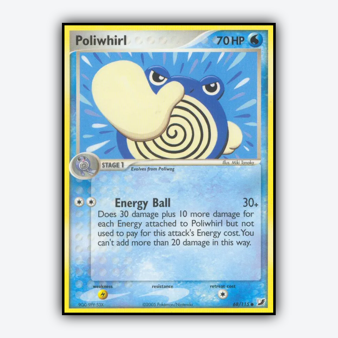 Poliwhirl 068/115 - Unseen Forces Set - Card Rug