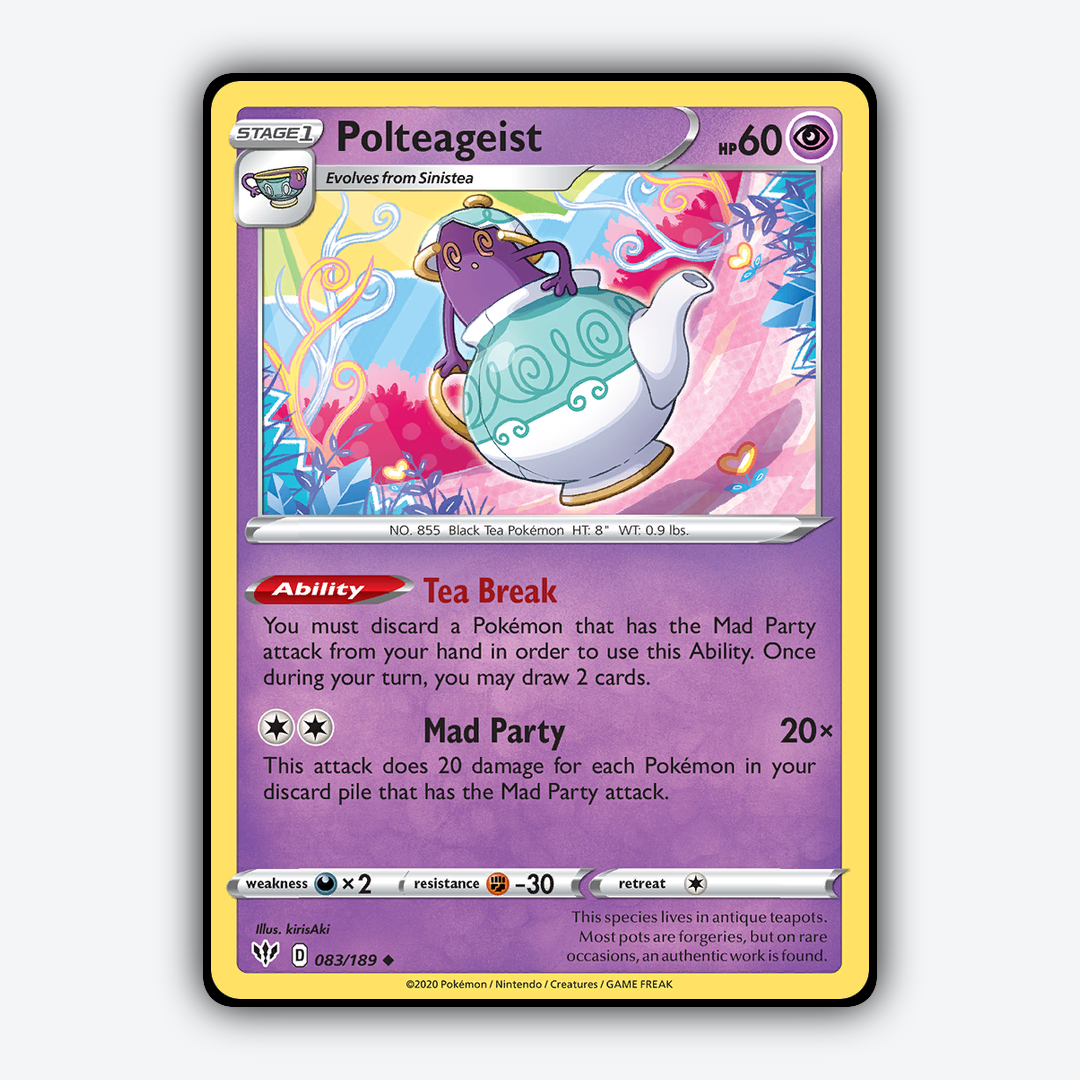 Polteageist 083/189 - Darkness Ablaze Set - Card Rug