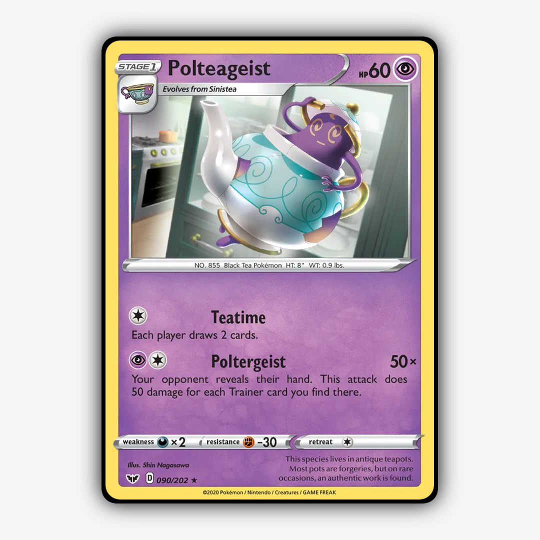 Polteageist 090/202 - Sword & Shield Set - Card Rug