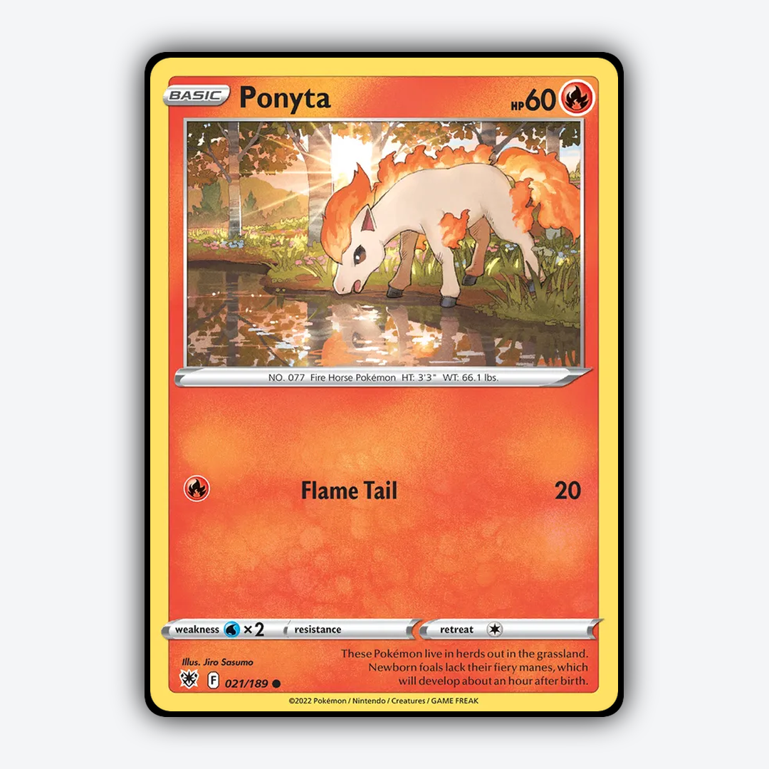 Ponyta 021/189 - Astral Radiance Set - Card Rug