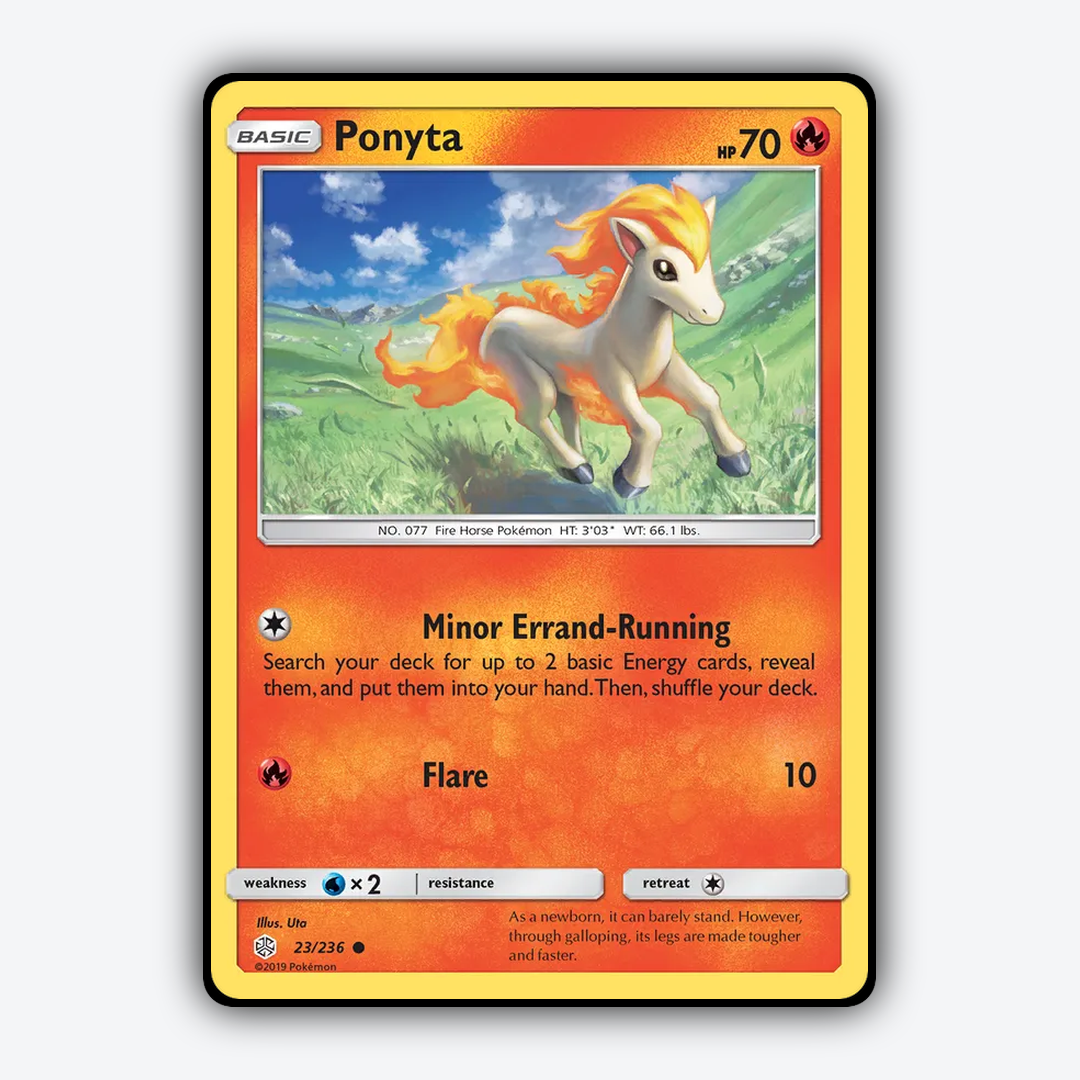 Ponyta 023/236 - Cosmic Eclipse Set - Card Rug