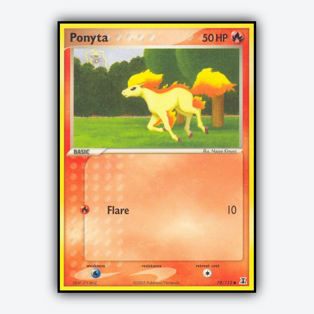 Ponyta 078/113 - Delta Species Set - Card Rug