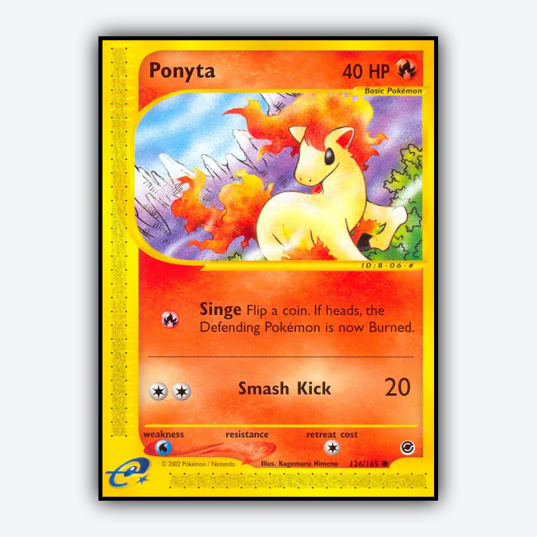 Ponyta 126/165 - Expedition Base Set - Card Rug