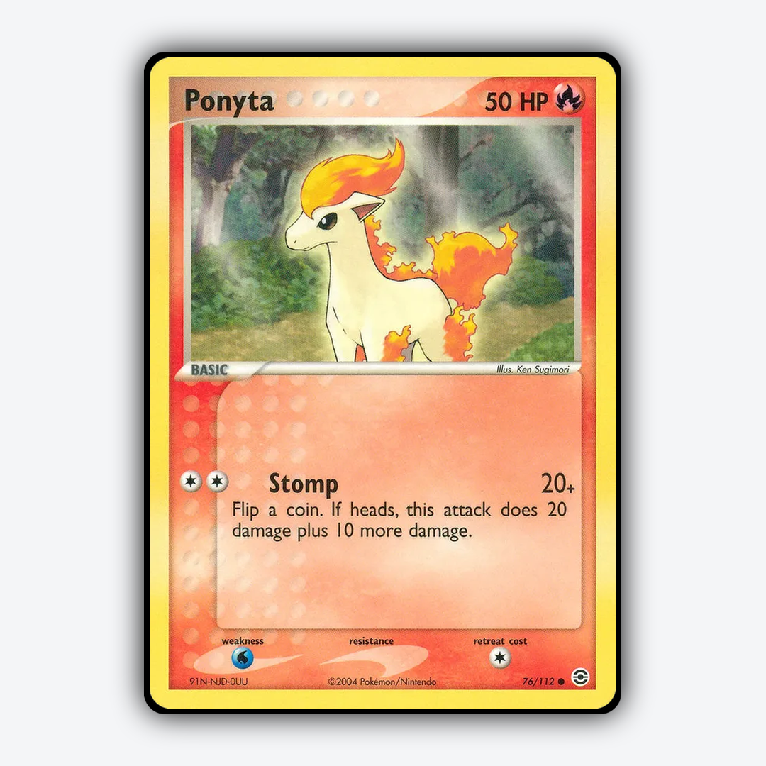 Ponyta 076/112 - FireRed & LeafGreen Set - Card Rug